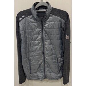 ROLLING ROCK CLUB - RLX Ralph Lauren Full Zip Jacket - Men's Medium - Gray
